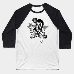 Viva La Microphone Baseball T-Shirt